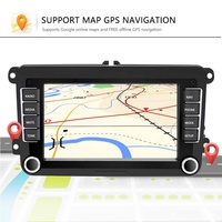 Podofo 2 + 64GB 7 ''Android Autoradio Car Radio Carplay y Android Auto GPS WiFi BT FM RDS para VW/PASSAT/SKODA/POLO/FABIA/GOLF 5/6