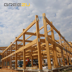 <span class=keywords><strong>Cabane</strong></span> amovible en <span class=keywords><strong>bois</strong></span> de bambou de style moderne Installation modulaire de bâtiments en bambou Matériaux structurels en bambou pour immeuble de bureaux - Product Image 3