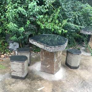 حديقة الديكور الجرانيت حجر اليابانية الجداول الكراسي الحجر أطقم للحديقة - Product Image 5