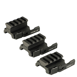 Base Elevadora de Mira de Alta Precisión Mecanizada por CNC con Desmontaje Rápido, Interfaz Estándar de 21mm, Equipo Ligero para Caza al Aire Libre - Product Image 2