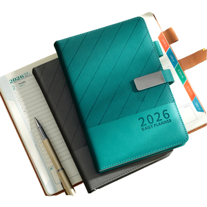 <span class=keywords><strong>2026</strong></span> Cross-Border <span class=keywords><strong>A5</strong></span> Planejador Diário Anual 365 Time Management Calendário De Costura De Linha De Couro para <span class=keywords><strong>Amazon</strong></span> Stock Atacado - Product Image 6