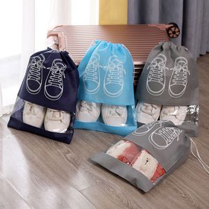 Shoes <b>Storage</b> Organizer Bags Non-Woven Shoe Dust Bags Portable Travel Shoe Bag Shoes <b>Storage</b> Packing Organizers - Product Image 1