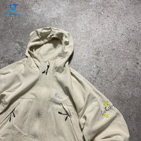 BENTURA vente en gros personnalisé de haute qualité hommes broderie léger imperméable coupe-vent hiver fermeture éclair veste de survêtement