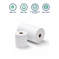 Rouleau de papier thermique pour reçus 3-1/8" x 270' 48 g/m² pour caisse enregistreuse TPV, distributeur automatique de billets, vente en gros usine