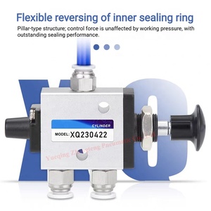 Válvula Solenoide Neumática de Aire de Bobina Única de Gran Tamaño de 1/2 Pulgada, Serie XQ XQ230420-XQ250620, Eléctrica de 5/2 Vías, AC 24V 110V 220V 380V - Product Image 3