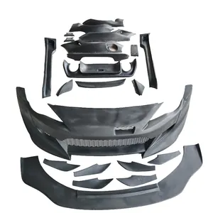 Voor Toyota GT86 Brz Custom Carbon Fiber Pp Verbeterde Raket Konijn Lichaam Onderdelen Kit Grote Surround Voor Achter Bumpers