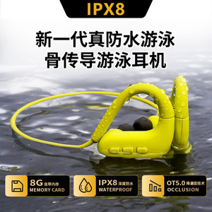 Audífonos Deportivos True Bone Conduction S710 Bluetooth 5.4 con Memoria de 8G, Resistentes al Agua para Natación y Actividades al Aire Libre - Product Image 3