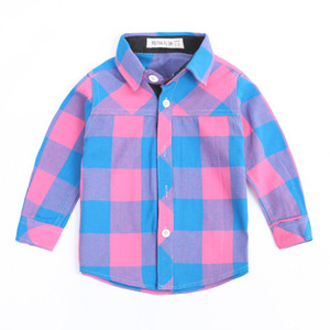 Vêtements pour enfants 2017 nouveau style bébé garçon robe <span class=keywords><strong>chemise</strong></span> à <span class=keywords><strong>carreaux</strong></span> des achats en ligne - Product Image 2