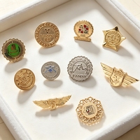Fournisseur en gros OEM/ODM – Badge personnalisé en forme d'étoile, émaillé/dôme, pour épinglette d'honneur élégante pour unité