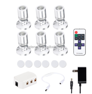 Lot de 4 <span class=keywords><strong>mini</strong></span>-spots à encastrer <span class=keywords><strong>LED</strong></span> pour armoire à lumière réglable Downlight Jewelry Showcase 3000K/4000K/6000K Plafonnier - Product Image 3