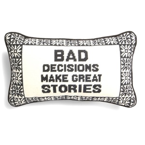 Oblong gối với Thêu quyết định xấu làm cho câu chuyện tuyệt vời needlepoint <span class=keywords><strong>Cross</strong></span> <span class=keywords><strong>Stitch</strong></span> cho trang trí & ném sử dụng - Product Image 3