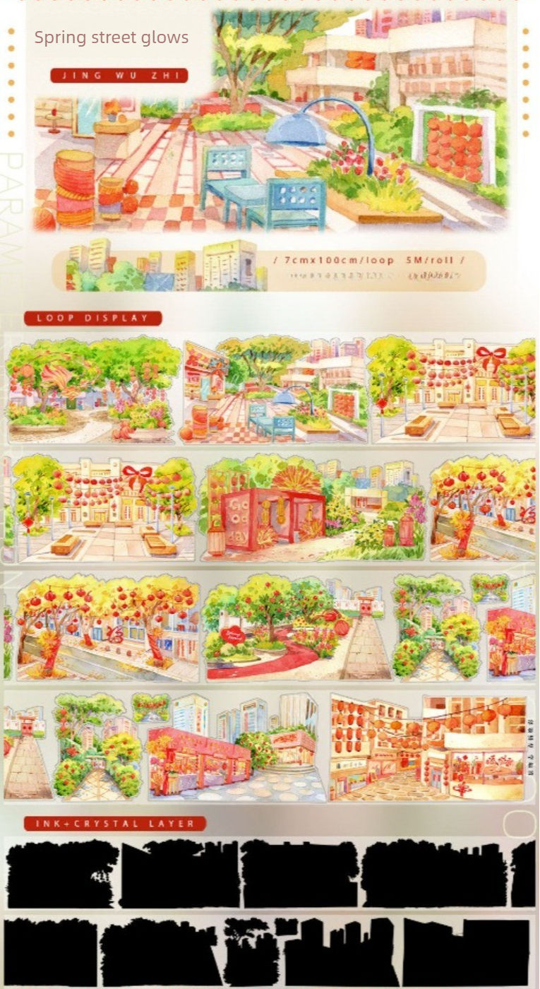 1 Spring Street in Full Bloom-white