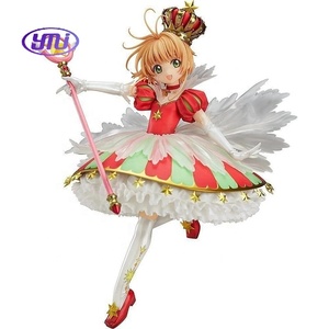 <span class=keywords><strong>Anime</strong></span> <span class=keywords><strong>Sakura</strong></span> <span class=keywords><strong>Kinomoto</strong></span> PVC figuras de acción de juguete <span class=keywords><strong>Anime</strong></span> figura modelo juguetes colección muñeca regalo - Product Image 1