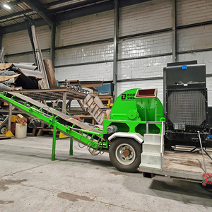 Nouvelle déchiqueteuse et broyeuse à bois diesel avec moteur, boîte de vitesses à roulements – Machine mobile de traitement des palmiers à haut rendement - Product Image 1