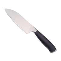 Couteau de chef de cuisine en métal professionnel de 5 pouces avec poignée noire forgée couperet tranchant pour trancher la viande couteau de pêche de style serbe