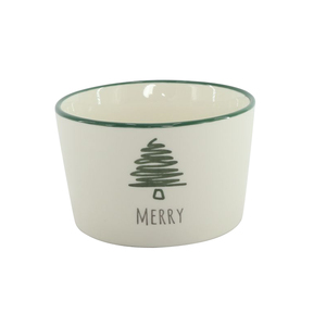 Vente en gros de bol à riz et à collation en céramique de 11cm avec décoration de Noël Tasses en céramique élégantes - Product Image 4