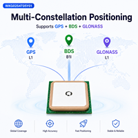 Módulo GPS de alta sensibilidad con antena de cerámica, módulo de posicionamiento GNSS, receptor UART TTL para navegación de vehículos