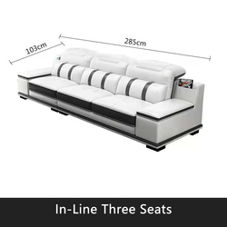 Trois sièges en ligne