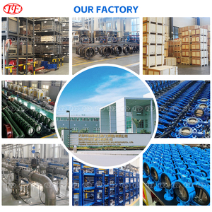 TF con dấu mặt Bích Loại bướm van PN10 PN16 xử lý bướm van dễ uốn sắt Hướng dẫn sử dụng EPDM mặt bích Worm Gear Van bướm - Product Image 6