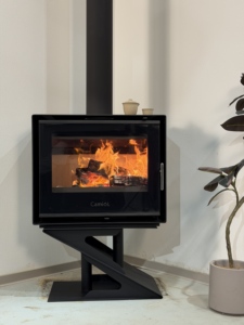 Estufa de Hierro Fundido Moderna y Duradera, Independiente, con Doble <span class=keywords><strong>Puerta</strong></span>, para Interiores/Exteriores, Calentador de Leña para el Hogar - Product Image 6