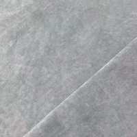 Tissu d'ameublement doux en cachemire non brillant effet nuageux en velours de polyester, technique de chaîne tissée ignifuge pour canapés