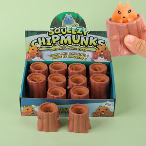 Jincan Merrycoo Magic Squirrel Cup, Juguete Antiestrés de Ratón con Queso para Apretar, Material TPR, Unisex, Edad 5-7 Años - Product Image 6