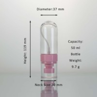 Vente en gros de flacons vaporisateurs vides pour masques faciaux fins, format voyage 50ml/100ml, flacons échantillons de poche 10ml, vaporisateur à pompe PET, plastique sérigraphié
