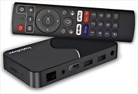 Reproductor Multimedia V96Plus 8K Android 15.0, WiFi 6 de Doble Banda 2.4G 5G, Bluetooth, Control Remoto H618, 2GB+16GB, Lemon Smart TV Set Top Box