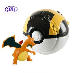 Nuovo stile Flip <span class=keywords><strong>Pet</strong></span> che esplode 7cm a forma di palla a Pokemoned Psyduck Pika Charmander Bulbasaur Action Figure con Pokes Ball - Product Image 6