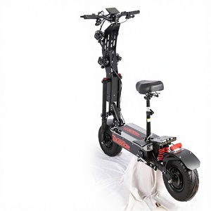 Scooter à double moteur 10000W au lithium 40Ah, fonctionnalités numériques, éclairage LED, design pliable, vitesse de 100 km/h, autonomie de 100-120 km - Product Image 4