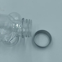 Bouteille de jus en PET en forme d'ours de 500 ml en gros avec bouchon à vis en aluminium pour l'emballage de boissons au thé au lait