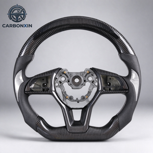 Volante de Cuero y Fibra de Carbono Forjado y Calefactado Personalizado para Nissan Xtrail, X Trail, Sylphy, Sentra, Altima 2022, 2023, 2024 - Product Image 6