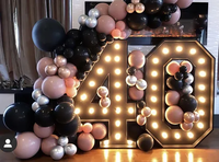 Lettres lumineuses géantes 3D LED néon métalliques personnalisables 4ft 5ft « Veux-tu m'épouser » avec télécommande, pour publicité, IP65