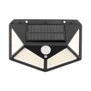 무선 LED 태양 광 센서 램프 태양 상호 작용 벽 램프