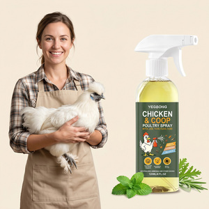 <span class=keywords><strong>Spray</strong></span> Répulsif Anti-Insectes pour Volailles à Base d'Extraits Végétaux – Prévient les Tiques, les Acariens, les <span class=keywords><strong>Poux</strong></span>, les Puces et les Mouches – Idéal pour l'Élevage de Poulets et Canards en Poulailler - Product Image 2