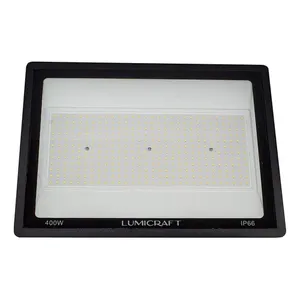 400W integrato fotocellula LED riflettore alimentato da AC riflettore bianco per paesaggio esterno caldo bianco CCT 10W-50W opzioni di potenza - Product Image 6