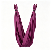 Ceinture d'entraînement en nylon haute résistance BSW, multicolores, pour yoga volant, étirements, équipement de gym aérien, exercices, 5 mètres, toutes saisons