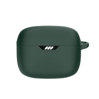 Coque en Silicone Souple à Protection Intégrale pour Boîtier de Charge d'Écouteurs Sans Fil JBL TUNE BEAM Avec Mousqueton