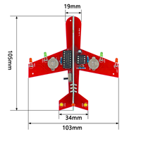 Kit de soudure DIY pour avion, module de circuit d'avion à LED clignotant, kit d'apprentissage et de pratique électronique STEM