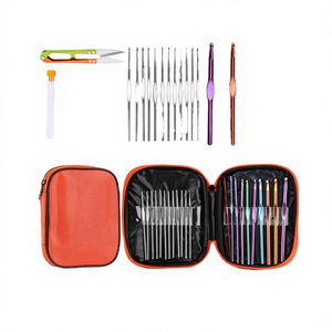 Crochets à crochet portables de haute qualité, 37 pièces, fournitures de couture, aiguilles à gros œil en acier inoxydable de couleur, marqueurs de points en plastique - Product Image 4