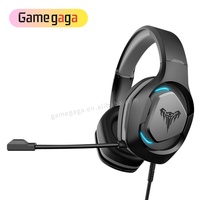 Casque de jeu avec suppression active du bruit, microphone USB 3,5 mm/7.1, compatible PS4/téléphone portable/PC, filaire, étanche IPX-1, 20 Hz-20 kHz, 32 W