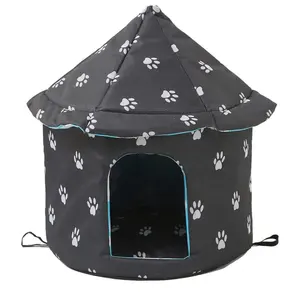 Wetterfeste Häuser für süße Haustier hütte für Katzen Hunde, Katzen häuser Jede <span class=keywords><strong>Outdoor</strong></span>-Katze, einfach zu montieren des <span class=keywords><strong>Outdoor</strong></span>-Katzen zelt - Product Image 1