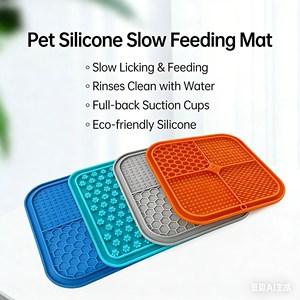 Wholesale Square Shape Pet Supplier Silicone Slow Feeder Dog Lick Mat - Product Image 4