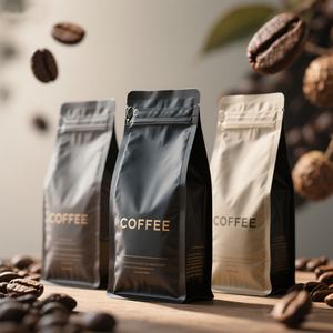 Bolsas de Café Compostables con Fondo Plano y Válvula, Impresión Personalizada, Ecológicas, 250g 1kg, para Empacar Papas Fritas, Azúcar y Otros Alimentos - Product Image 3