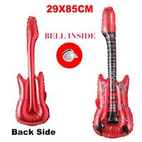 Ballons en forme de guitare, instrument de musique, globos de guitare pour la décoration de fête à thème rock and roll, disco, jouet gonflable pour anniversaire