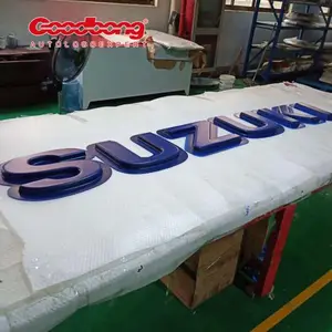 Goodbong Supplier Plastic Led Illuminated Advertising Electronic Sign Display 3D Channel Letter