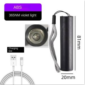 Mini linterna UV de mano, linterna LED, Detector de luz negra de 395nm Para manchas de orina de mascotas, insectos de cama para perros, 1000 lúmenes, 3,7 V, USB AA - Product Image 3