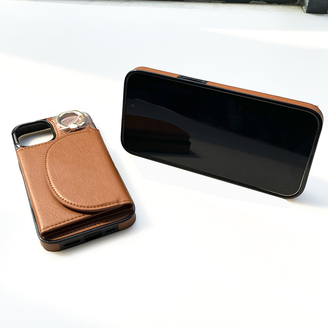 Factory Wholesale Phone Cases Luxury for I Phone 15  Plus Back Price Leather Flip Cover Wallet Phone case