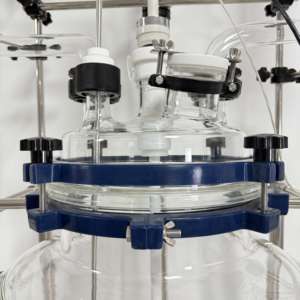 Reattore in Vetro Incamiciato di Alta Qualità 100L-200L con Agitazione, Motore e Pompa per Reazioni Automatiche - Product Image 5