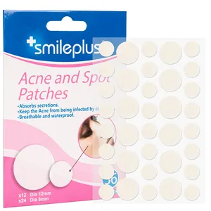 custom waterproof invisible ultra- thin hydrocolloid acne pimple spot patch adhesive blemish patch for acne healing